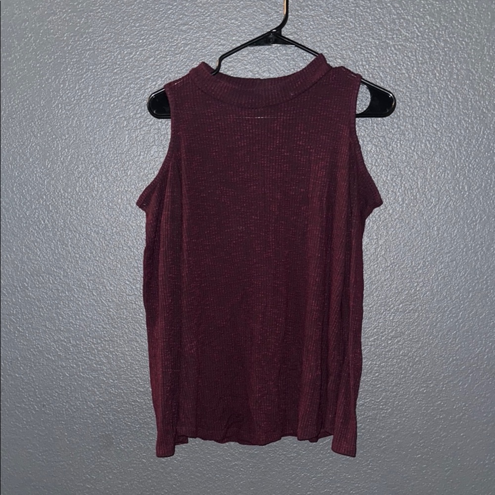 Off shoulder Burgundy Top
